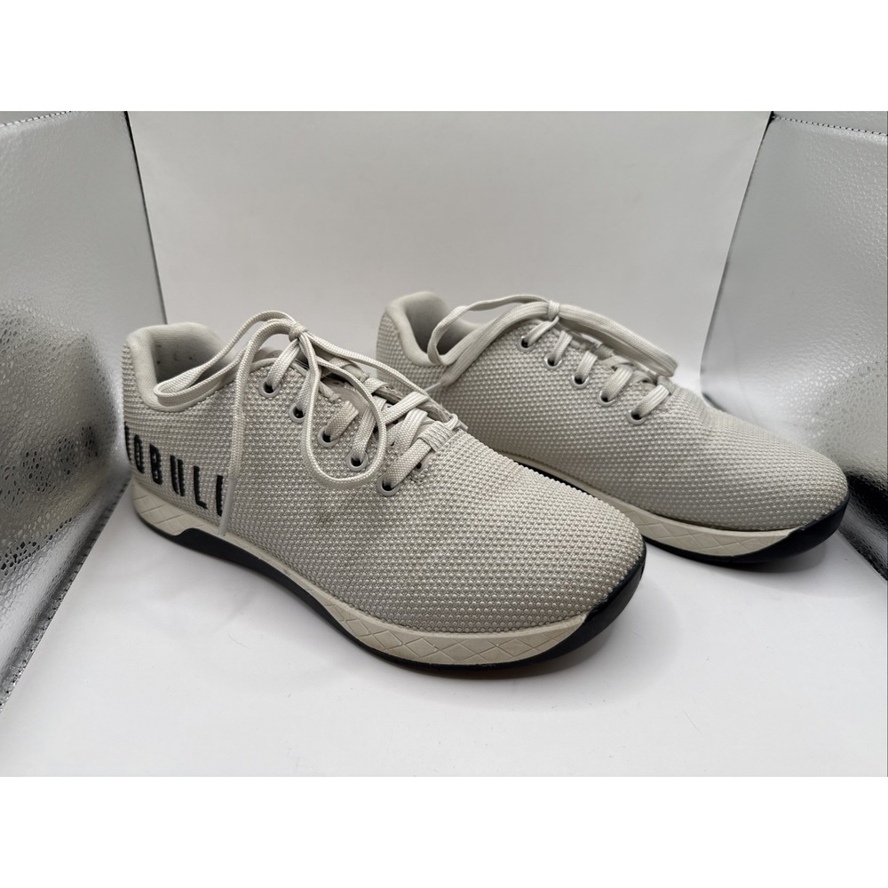 Nobull‎ Outwork Superfabric Trainer Men's Size 7.5 Workout Gym Shoes Cream W9